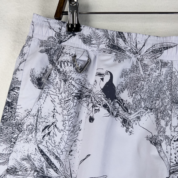 Nike Men's ACG Reservoir Hiking Trail Printed Shorts Size XL NWT Jaguar Tropical - Picture 3 of 9